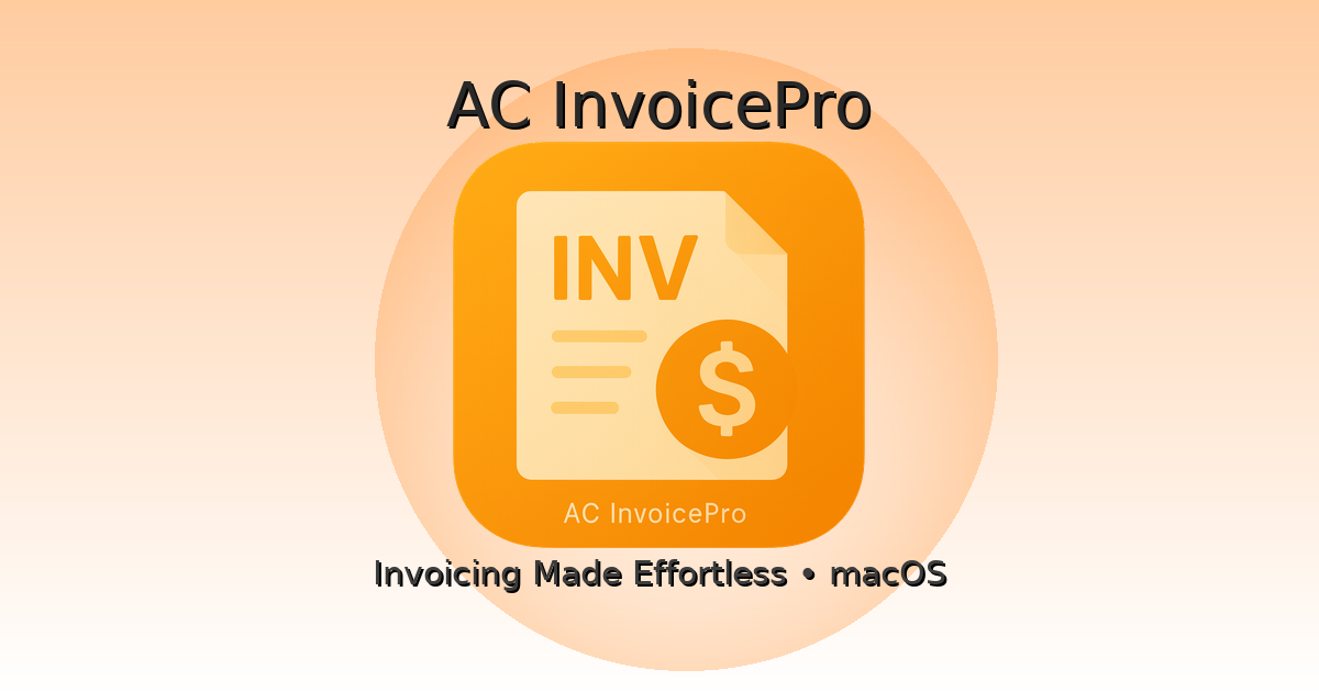 AC InvoicePro — Invoicing Made Effortless